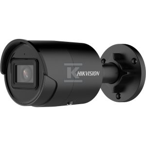 Kamera IP 8 Mpx AcuSense + DarkFighter, obiektyw: 2.8mm, tuba, czarna obudowa, IR 40m, mikrofon DS-2CD2086G2-IU(2.8MM)(C)(BLAC