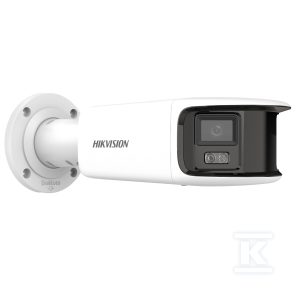 Kamera IP 8 Mpx ColorVu, obiektyw panoramiczny: 4mm, tuba, biała obudowa, LED 40m, Audio + Alarm DS-2CD2T87G2P-LSU/SL(4MM)(C)