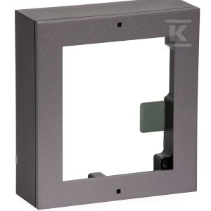 Aluminiowa ramka montażowa natynkowa na 1 moduł, aluminiowa puszka i okablowanie w zestawie DS-KD-ACW1
