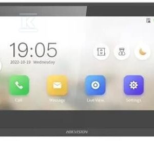 Stacja wewnętrzna oparta na protokole IP serii KH6 czarna DS-KH6351-WTE1