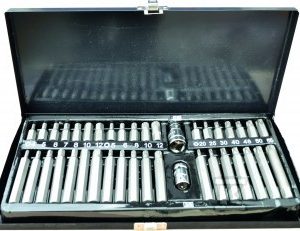 Komplet kluczy trzpieniowych 40cz metalowa walizka MN-54-801