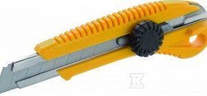 Nóż na ostrza łamane 18 mm metalowe prowadzenie ze śrubą MN-63-022