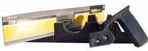 Skrzynka uciosowa PVC 300×60 mm + piła grzbietnica MN-65-560
