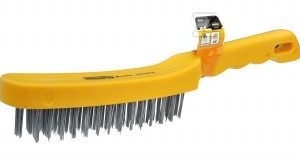 Szczotka druciana 4-rzędowa rączka plastikowa MN-69-001