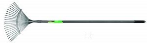 Grabie do liści trzonek metal 22 zęby 45cm 1,5m MN-79-512
