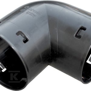 Kolano drenarskie PVC DN/OD 100/90, kolor czarny 1614193990