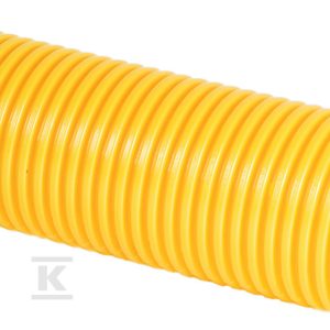 Rura drenarska PVC DN/OD 160×144, zwój 50m, SN4, typ UP (bez perforacji), falista, kolor żółty /50m/ 1552325740