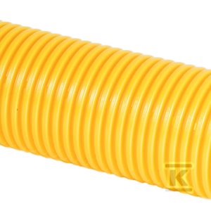 Rura drenarska PVC DN/OD 160×144, zwój 50m, SN4, typ TP (w pełni sącząca – perforacja na całym obwodzie 360 st.), falista, kolor żółty /50m/ 1512325740