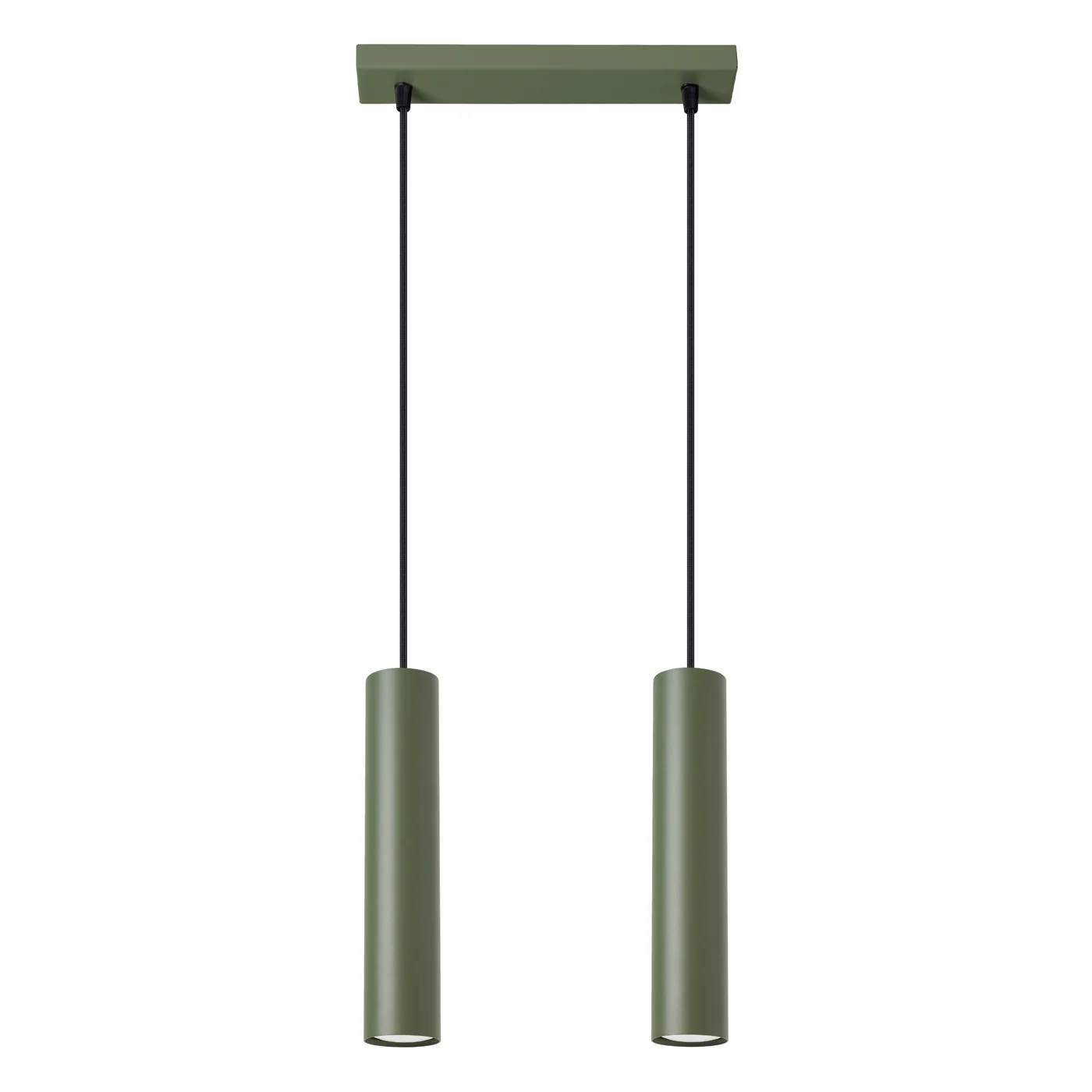 Lampa wisząca Lagos 2 zielona oliwka