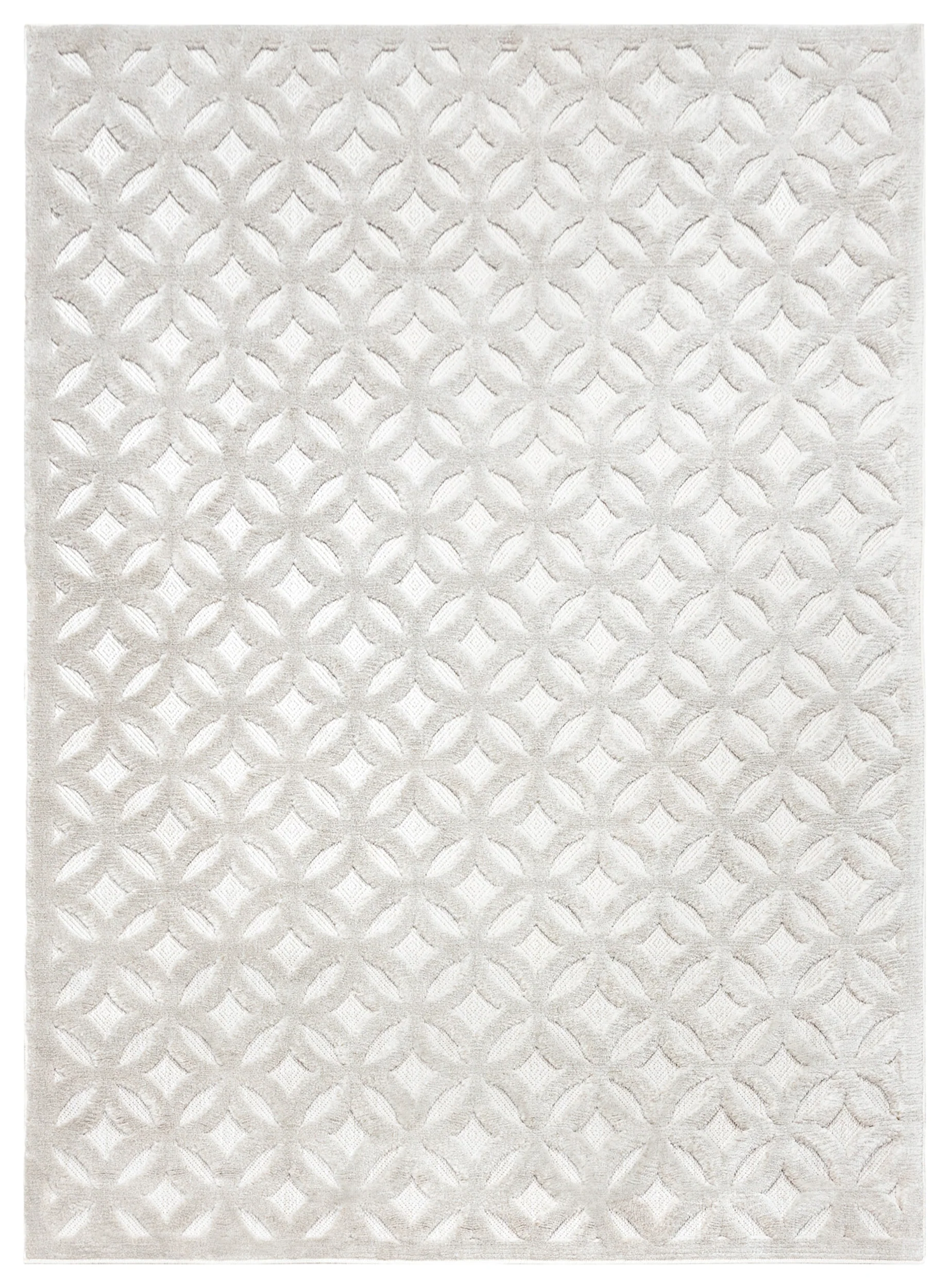 Dywan zewnętrzny Santo Sznurkowy Sizal 160×220 cm beżowy ażurowy