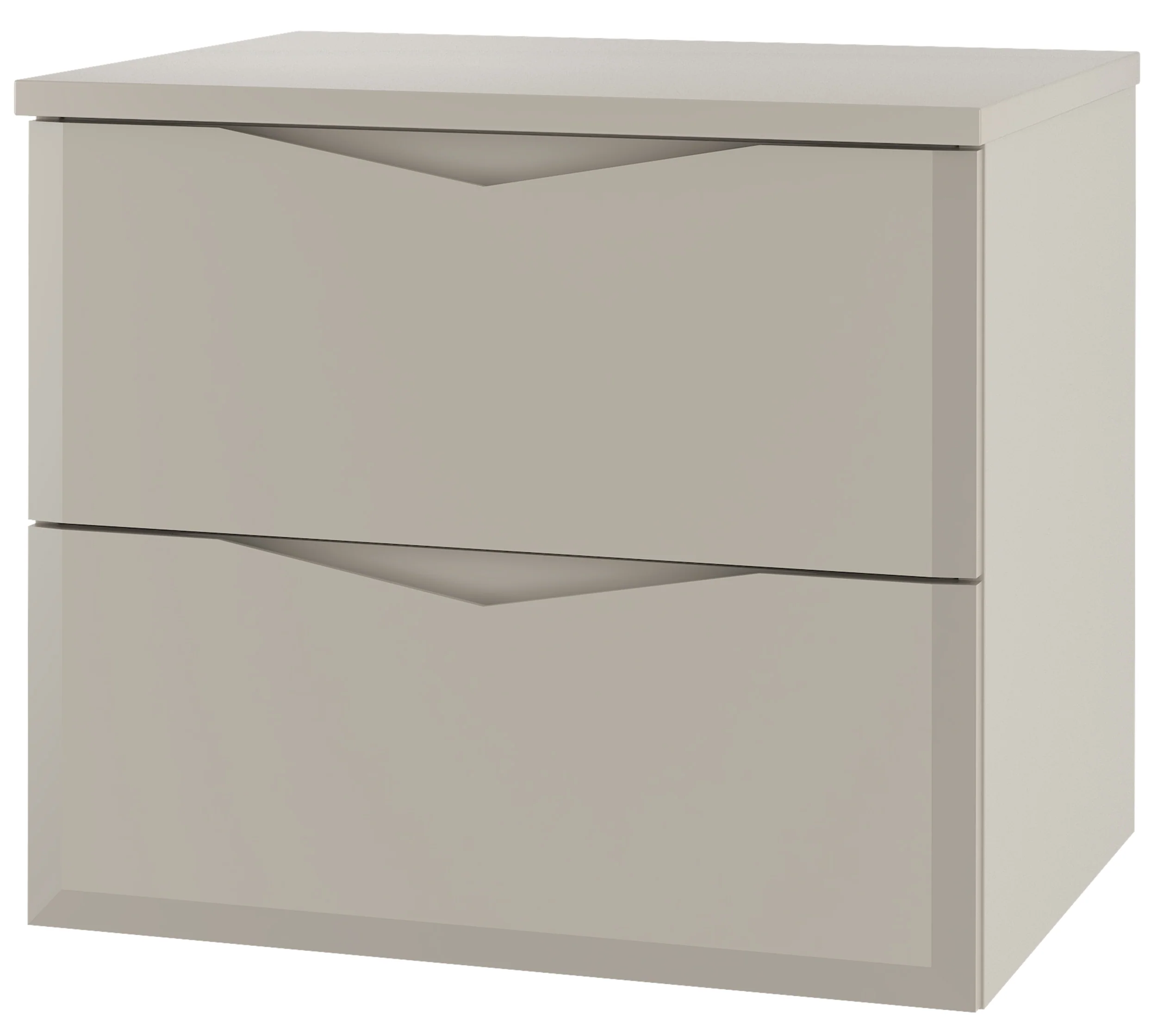 Szafka łazienkowa Delica z blatem 60 cm szary beż