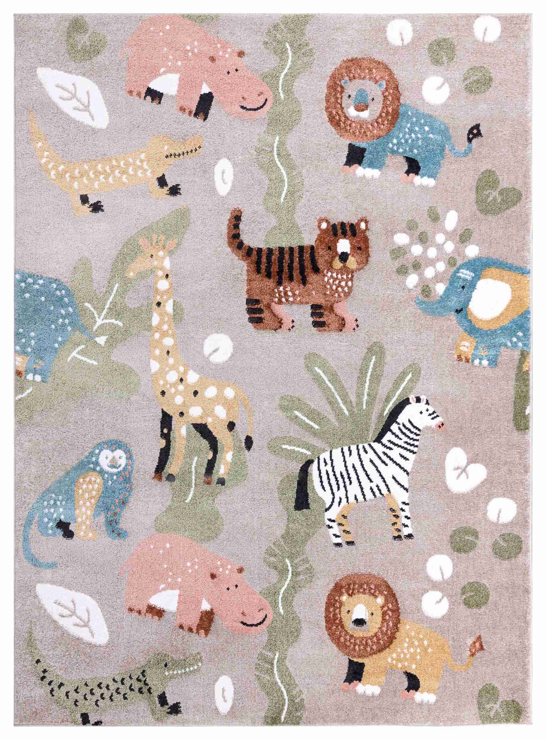 Dywan dziecięcy Fun Africa 120×170 cm beżowy