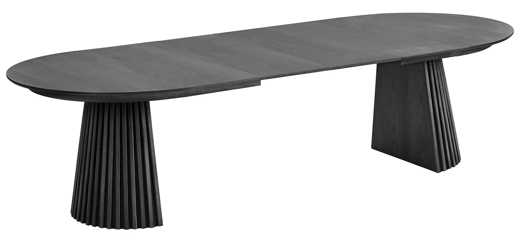 Stół rozkładany do jadalni Nenters 200-300×120 cm dąb czarny
