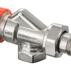 Zawór termostatyczny Calypso F-exact DN 10, osiowy, niski Kv 3650-01.000