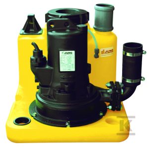 Kompletna wewnętrzna przepompownia ścieków 1 pompowa COMPLI 120/2 M JP50090