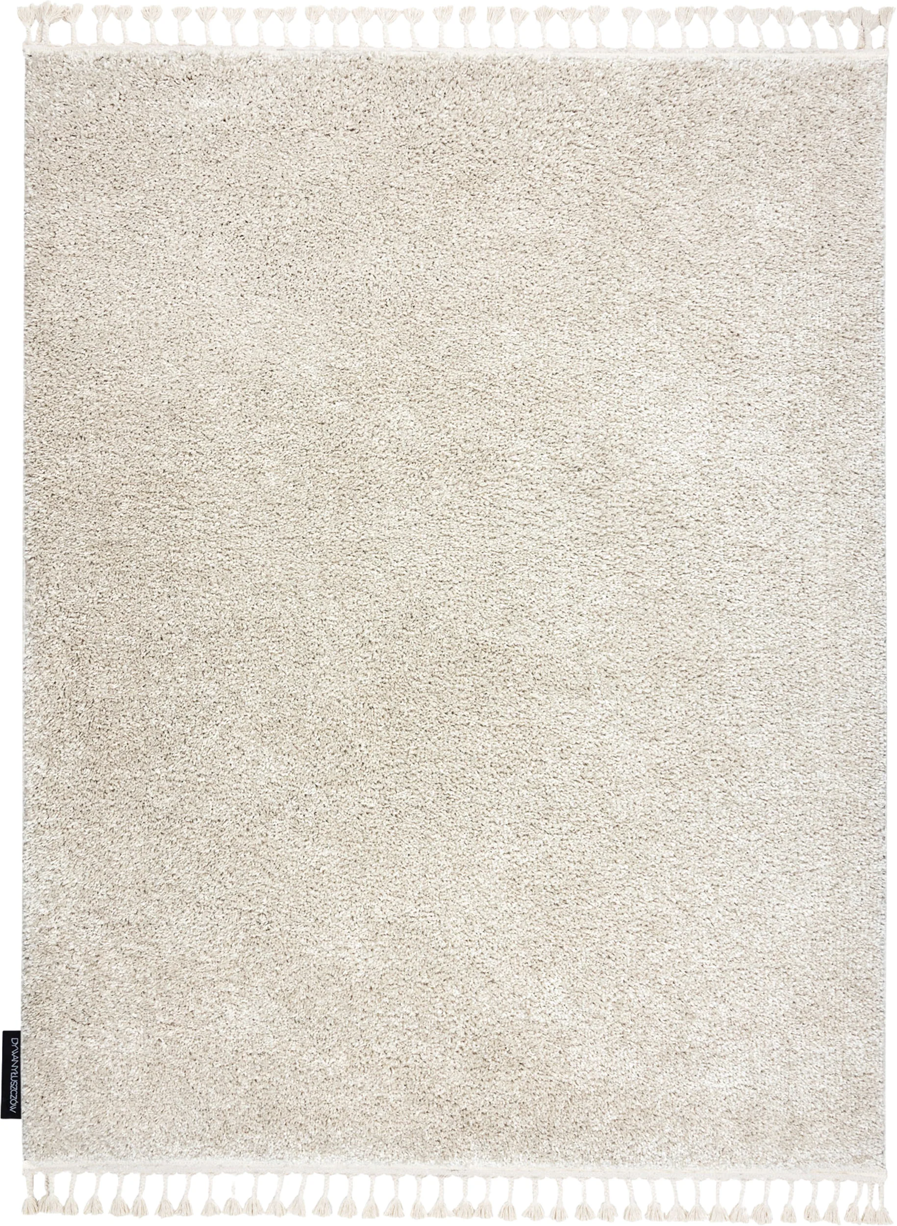 Dywan Berber 160×220 cm kremowy