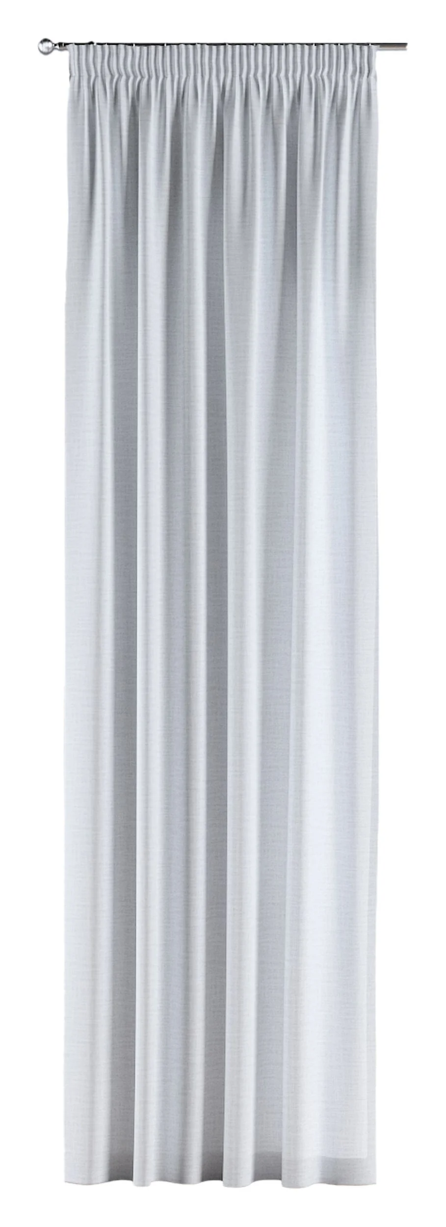Zasłona na taśmie marszczącej Harmony 140×270 cm biała