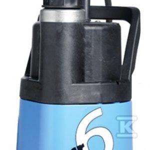 Pompa zatapialna SIMER 6 (230V), pompuje wodę do 2 mm lustra wody (metalowy wirnik i obudowa) OD6601G-06